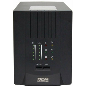 UPS PowerCom SPT-1000, 1000VA/800W, Smart Line Interactive, Pure Sinewave, LCD, AVR, USB, 8xIEC