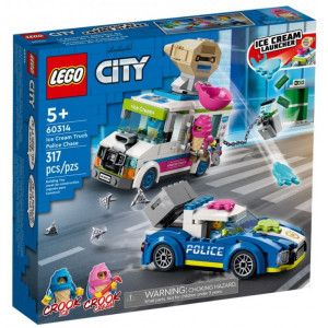 Constructor Lego City Погоня полиции за грузовиком с мороженым 60314
