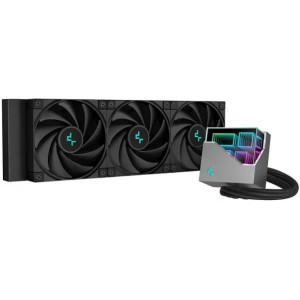 AIO Liquid Cooling Deepcool LT720 (<32.9dBA, 85.85CFM, 3x120mm, ARGB LED, 1856g.)