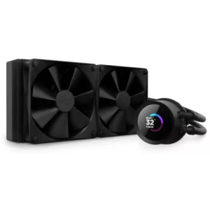 AIO Liquid Cooling NZXT Kraken 240 (18-30dB, 78.2CFM, 2x120mm, 500-1800RPM, LCD 1.54", CAM)